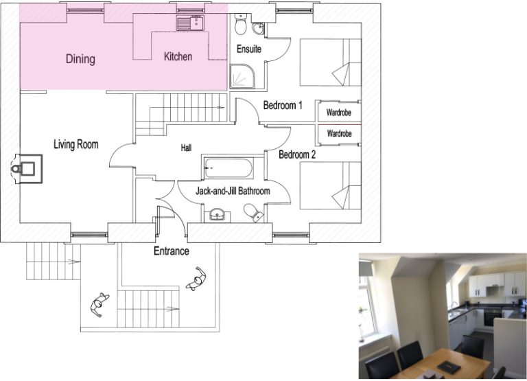 floor plan kitchen and dining 768x555